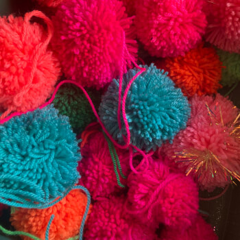 pom poms!