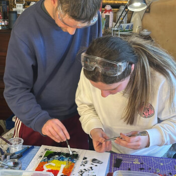 Designing and making your mosaic. 