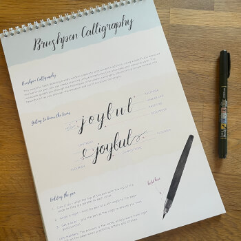 Learn Brushpen Calligraphy