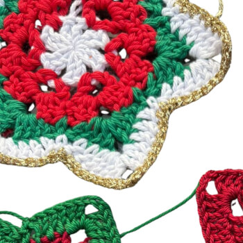Crochet Christmas Coasters