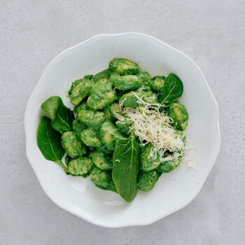 Add your pesto to your Gnocchi!