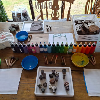 Fabric paints 