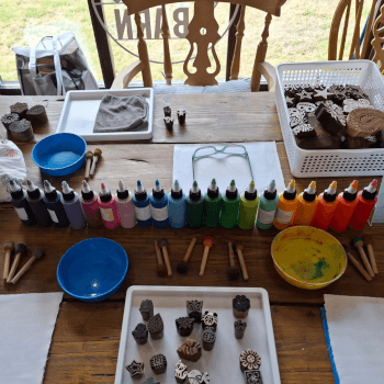 Fabric paints 