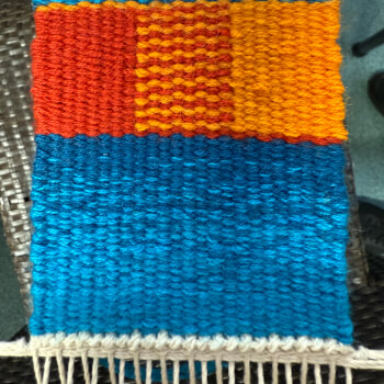 A student’s finish sample.