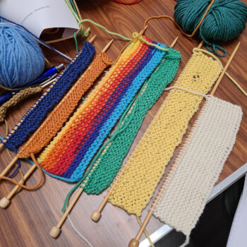 Knit away!