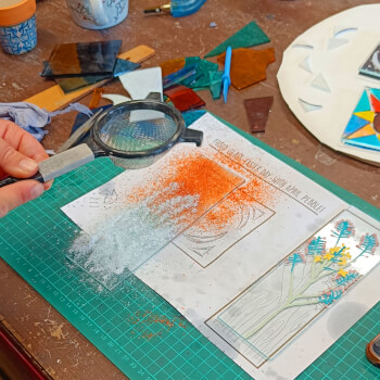 Sifting frit