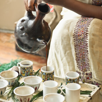 Experience an Ethiopian Coffee Ceremony