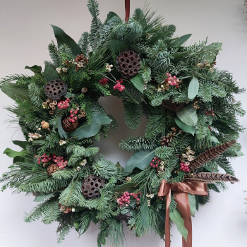 A wreath to enjoy