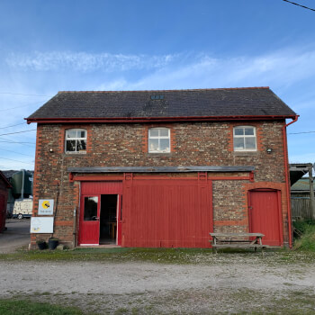 Our beautiful pottery building.