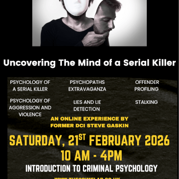 A unique criminal psychology experience