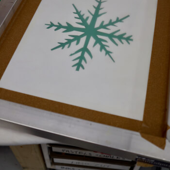 Position your stencil