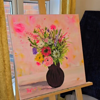 Add the flowers 