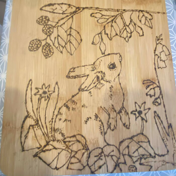 Pyrography workshop with Beehive Wellbeing 