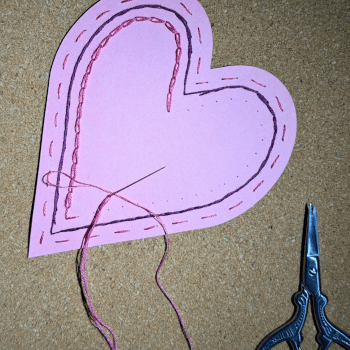 Learn how to sew on paper