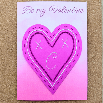 Mount on to a card and finish