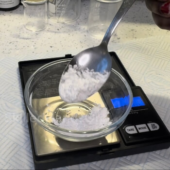 Weighing your Powders 