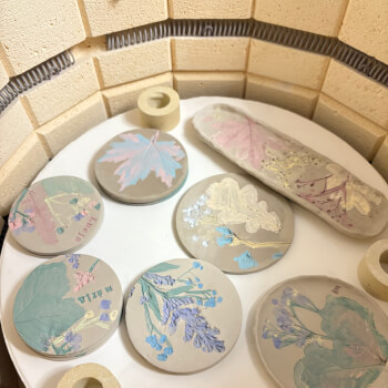 Fired in the kiln