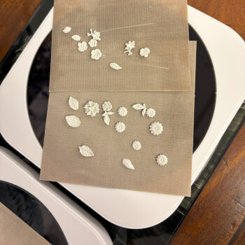 Dry your clay pieces