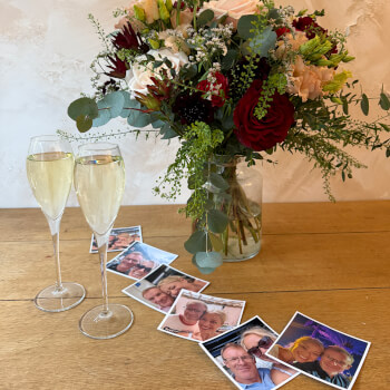 Glass of Prosecco and Photo Op