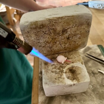 Transform your Clay Piece into Silver through Firing