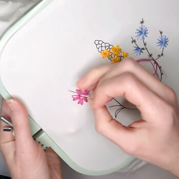 Stitch your wildflowers