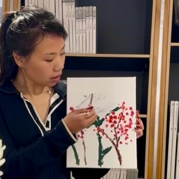 Guided by experienced artist 