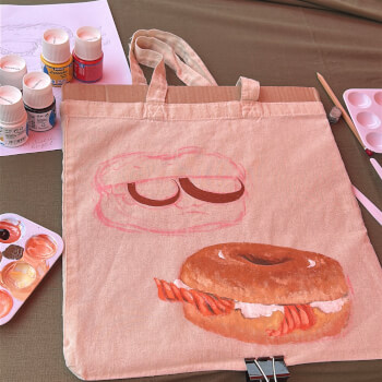 Paint your tote bag