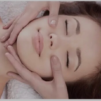 preparing face