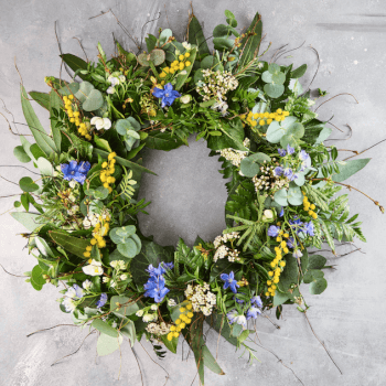 Learn how to make a beautiful wreath for your home