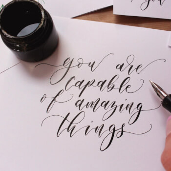 We’ll start by getting to know the tools and letterforms