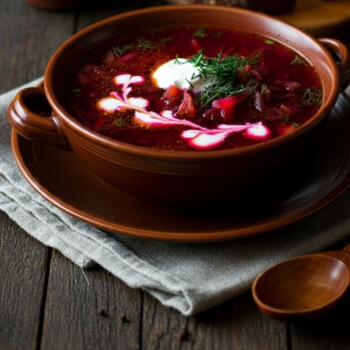 Cooking Traditional Ukrainian Borscht
