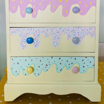 Upcycled chest of draws