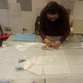 Fold, tie, clamp, stitch!