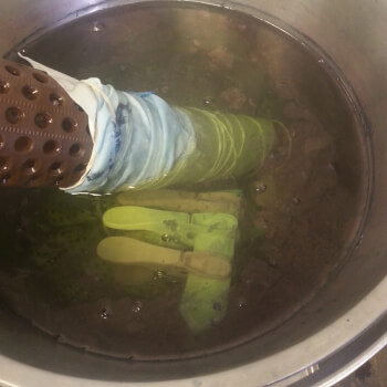 Into the vat!