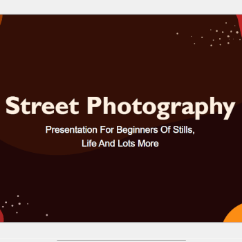 Beginner Step to Photography
