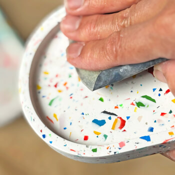 STEP 5 — DEMOULD & SAND
