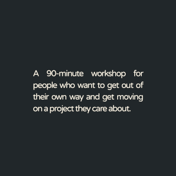 What is this workshop? 