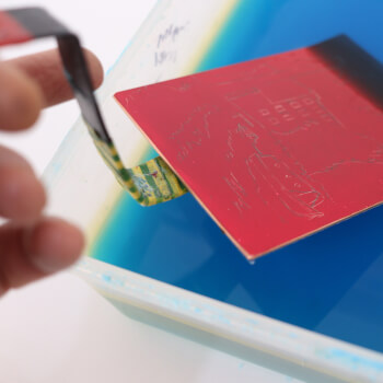 Etch your plate
