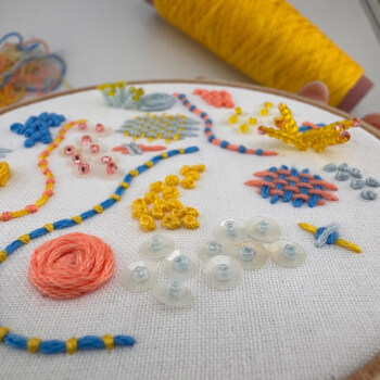 3D Embroidery details