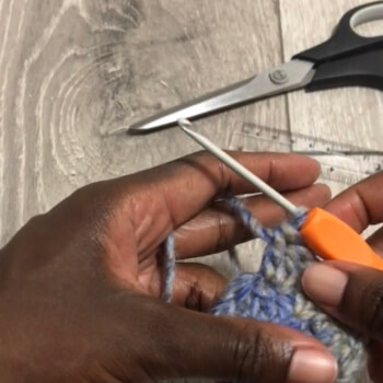 Crochet in the round.