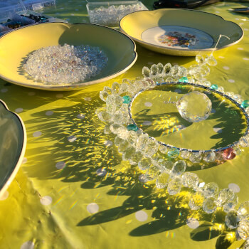 Beading the main ring