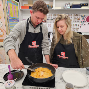 Make Kimchi Pancakes