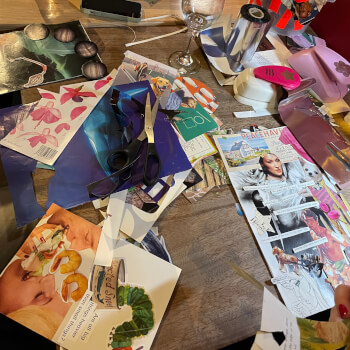 Messy table 