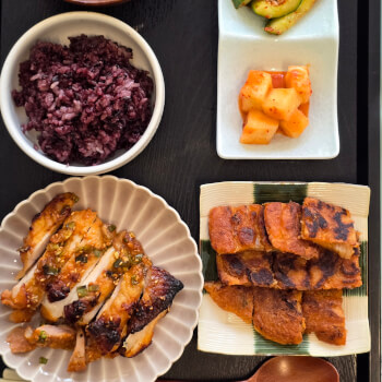 Korean home meal 