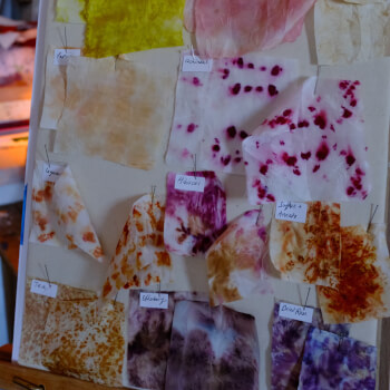 Learning about different dye material 