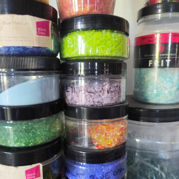 Frits and powders