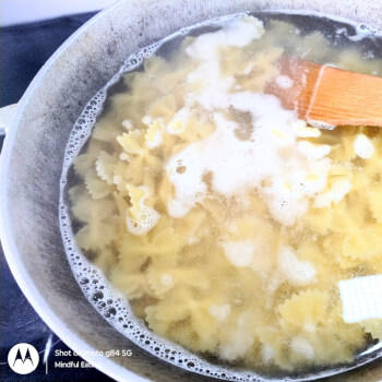 Boil pasta