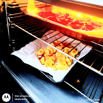 Add in oven