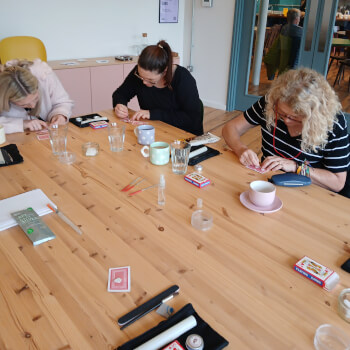 Creating their designs