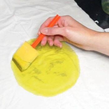 Prepare samples with sensitiser solution